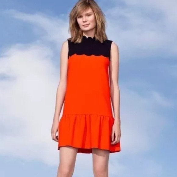Victoria Beckham for Target Dresses & Skirts - Victoria Beckham Target Drop Waist Scalloped Dress